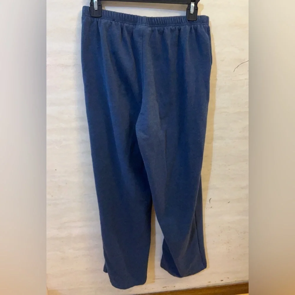 Alfred Dunner Blue Studded Track Pants & Jacket Set